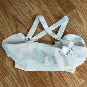 Two Piece White Party Set